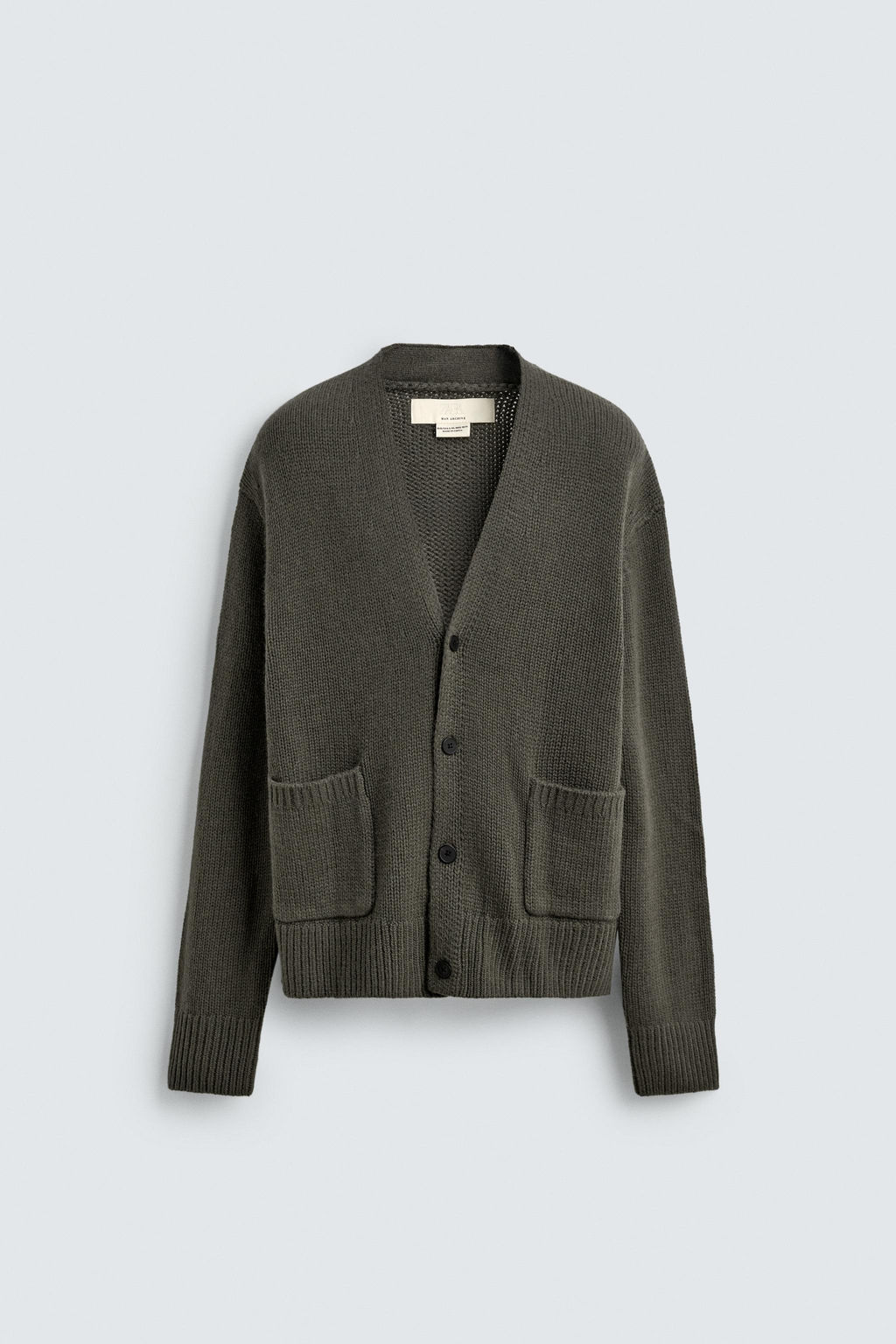 WOOL - CASHMERE LIMITED EDITION CARDIGAN - Zara фото 7