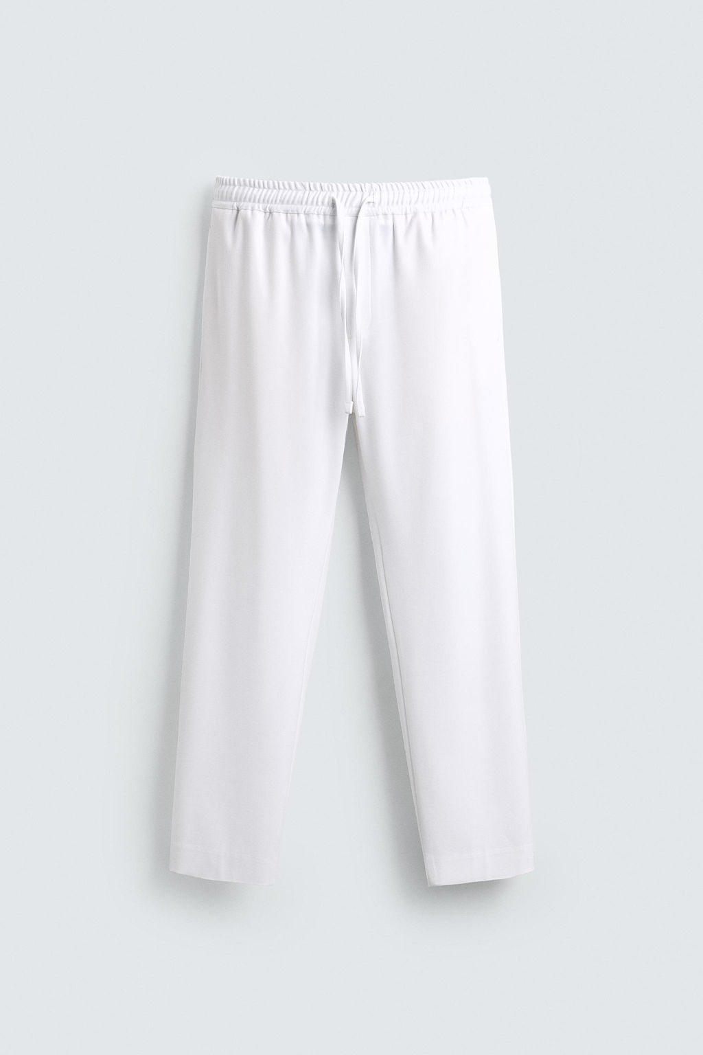 PANTAL?N CINTURA JOGGER CONFORT / Blanco - Zara фото 7