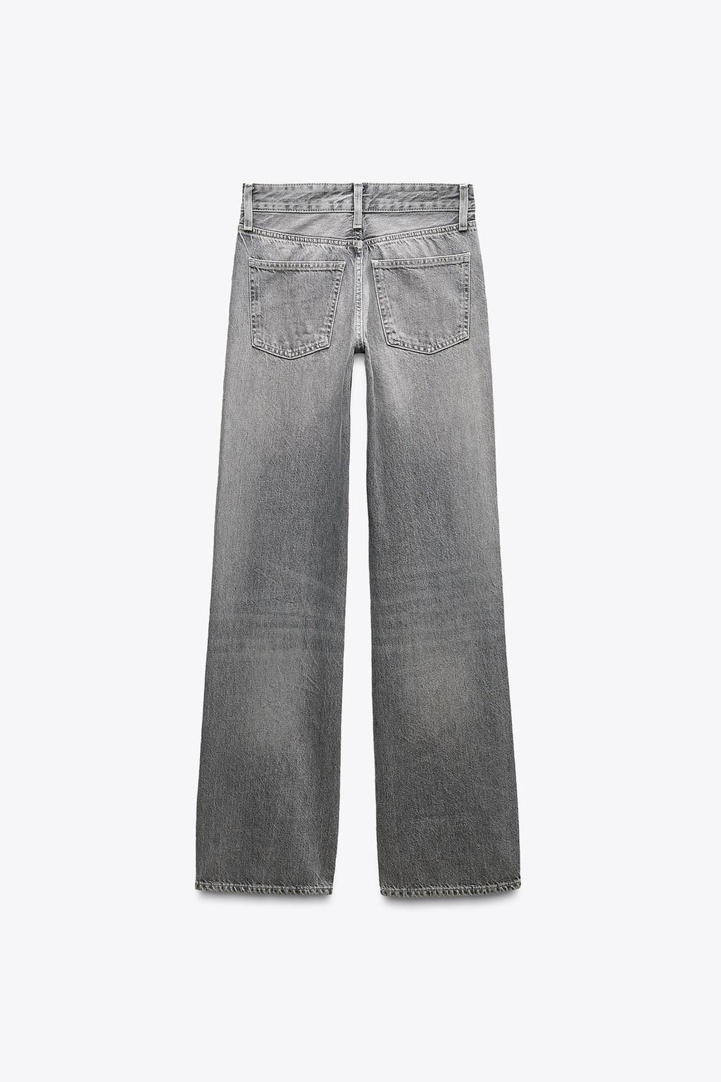 TRF WIDE-LEG MID-WAIST JEANS - Zara фото 36