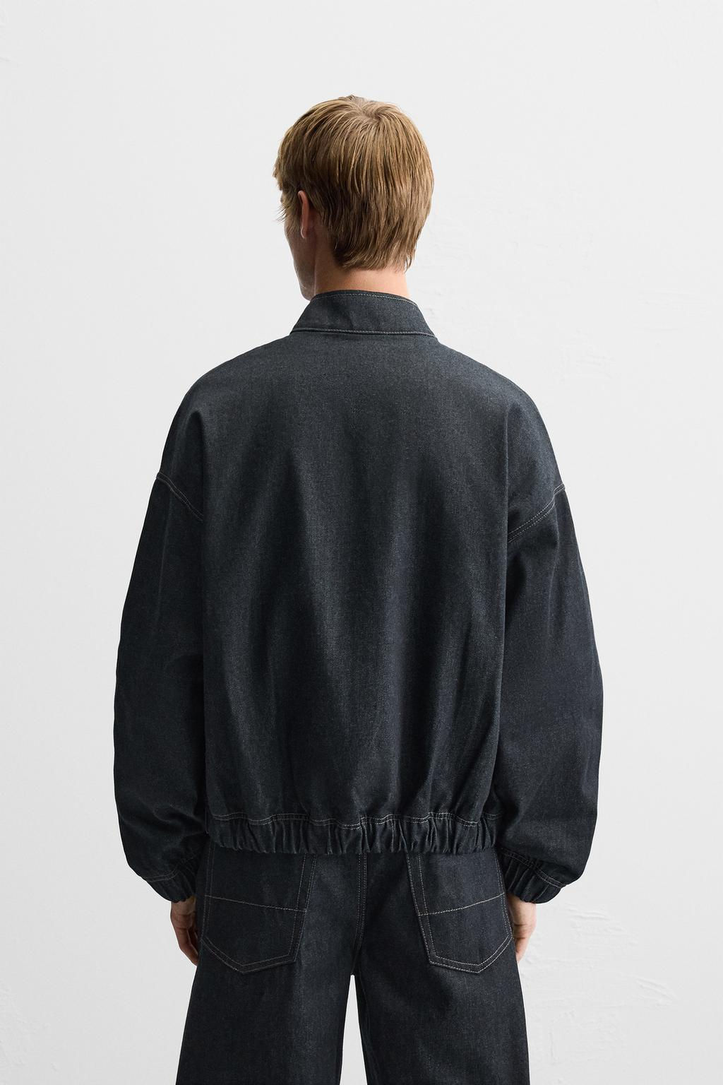 DENIM JACKET WITH POCKETS - Zara фото 3
