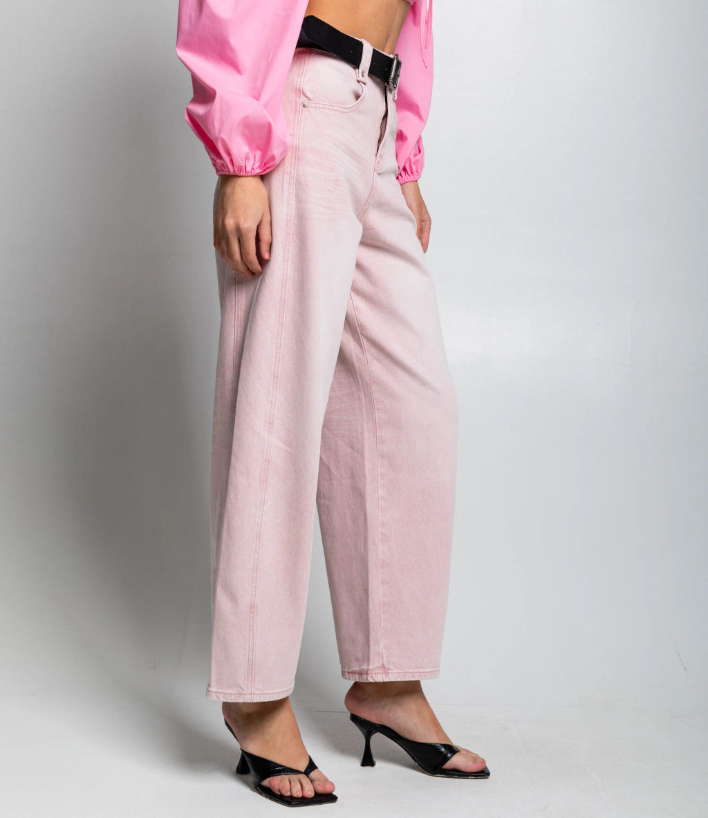 Джинсы #КТ89521, светло-розовый - Dommod фото 3