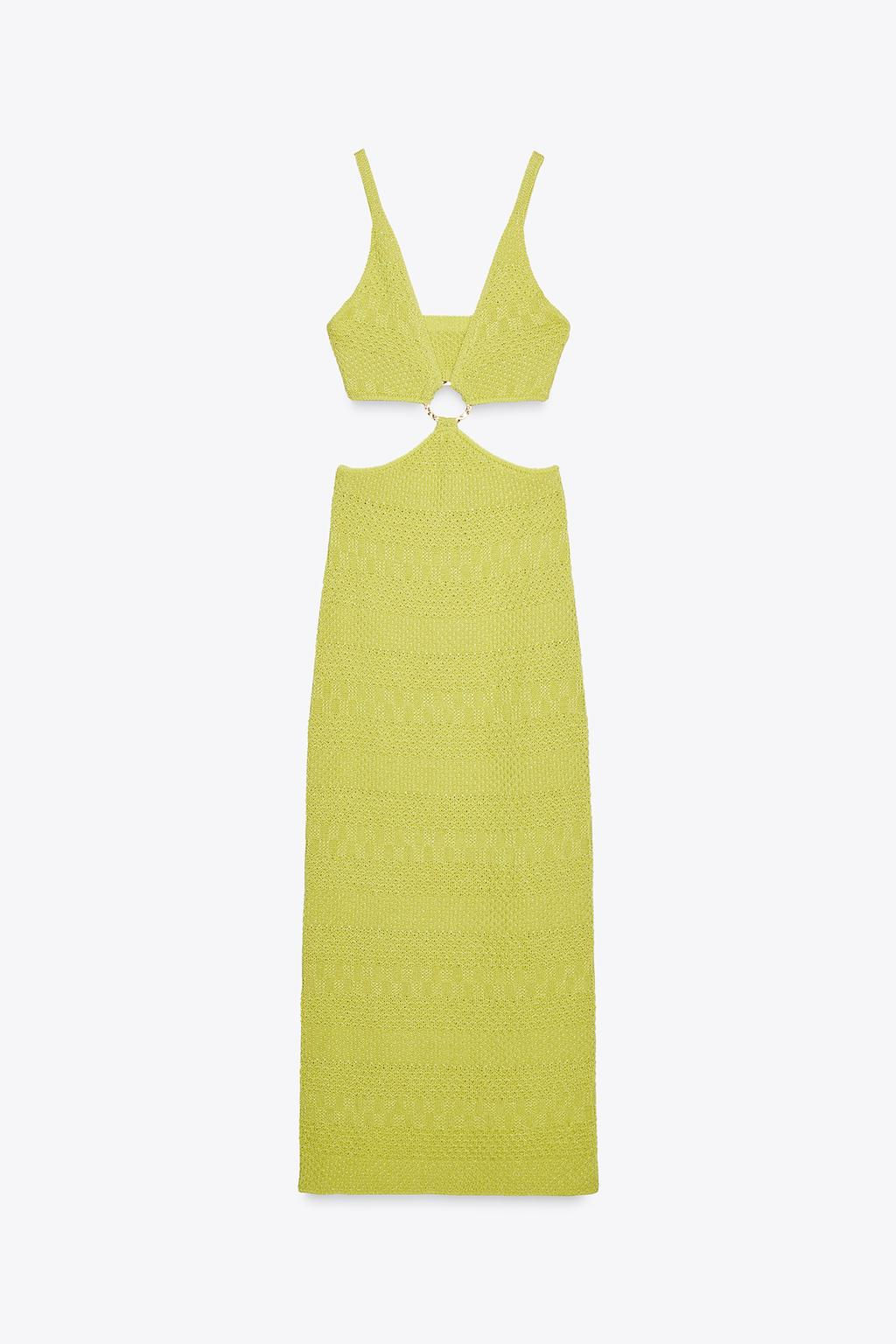 CUT-OUT KNIT DRESS - Zara фото 7