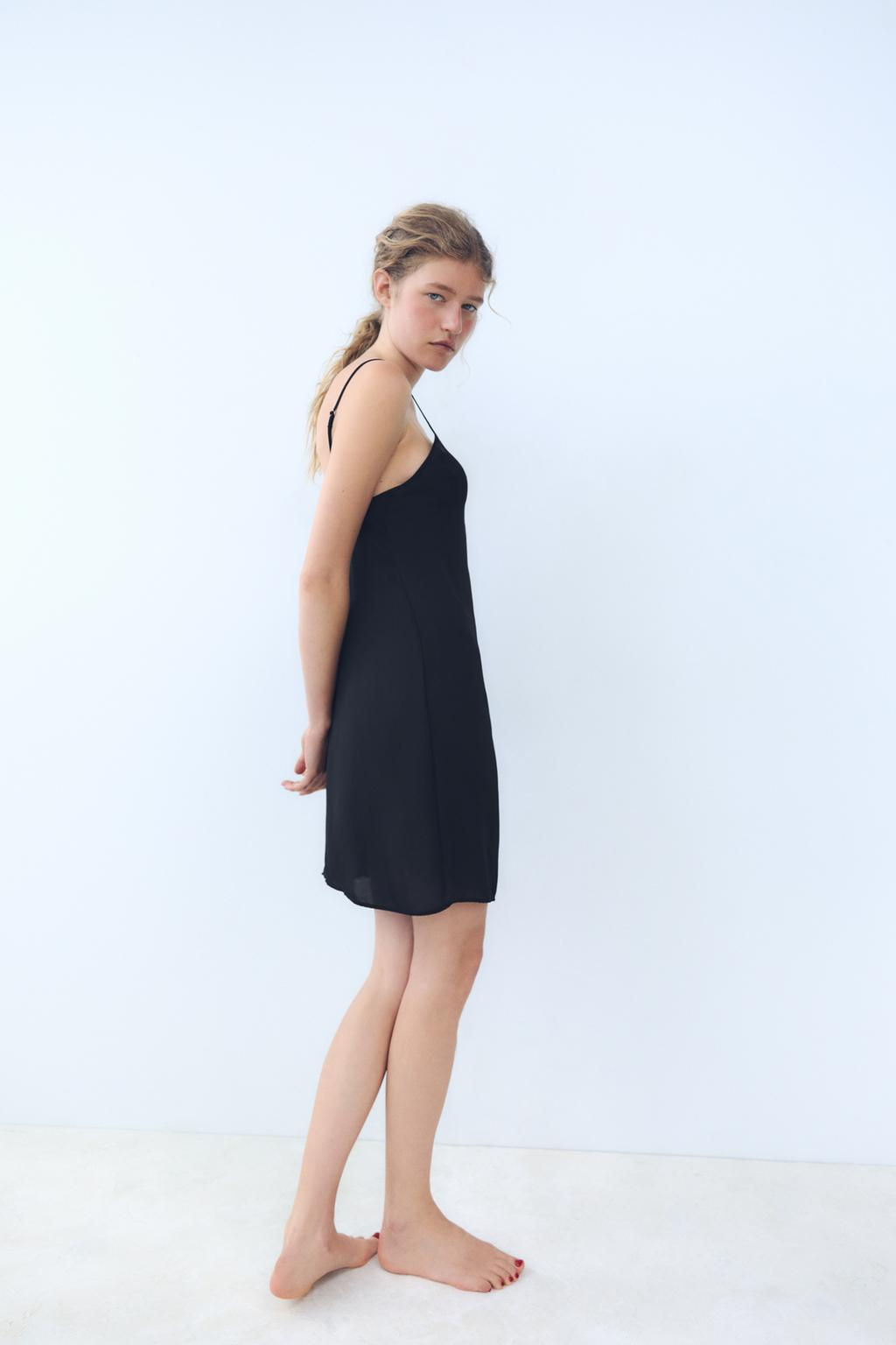 SHORT SLIP DRESS - Zara фото 4