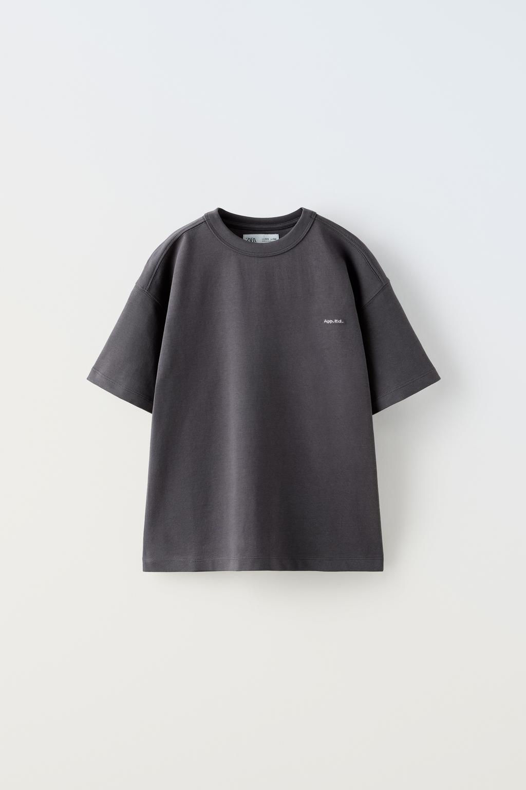 HEAVY WEIGHT ISLEMELI T-SHIRT - Zara фото 13