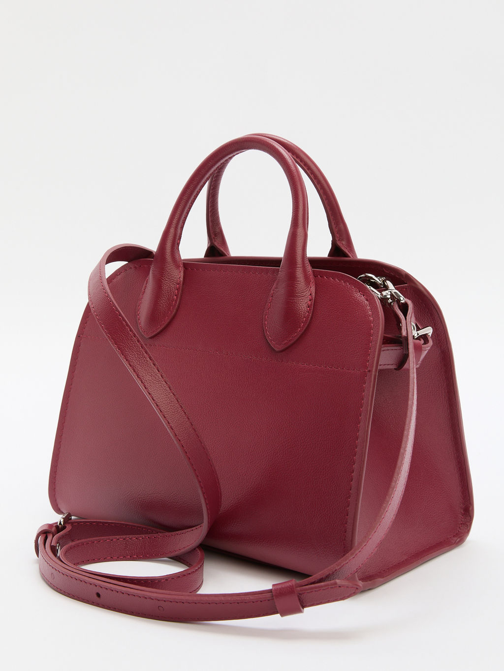 Женский тоут CALZETTI ASHLEY MINI Артикул 4527343, бордовый  фото 2