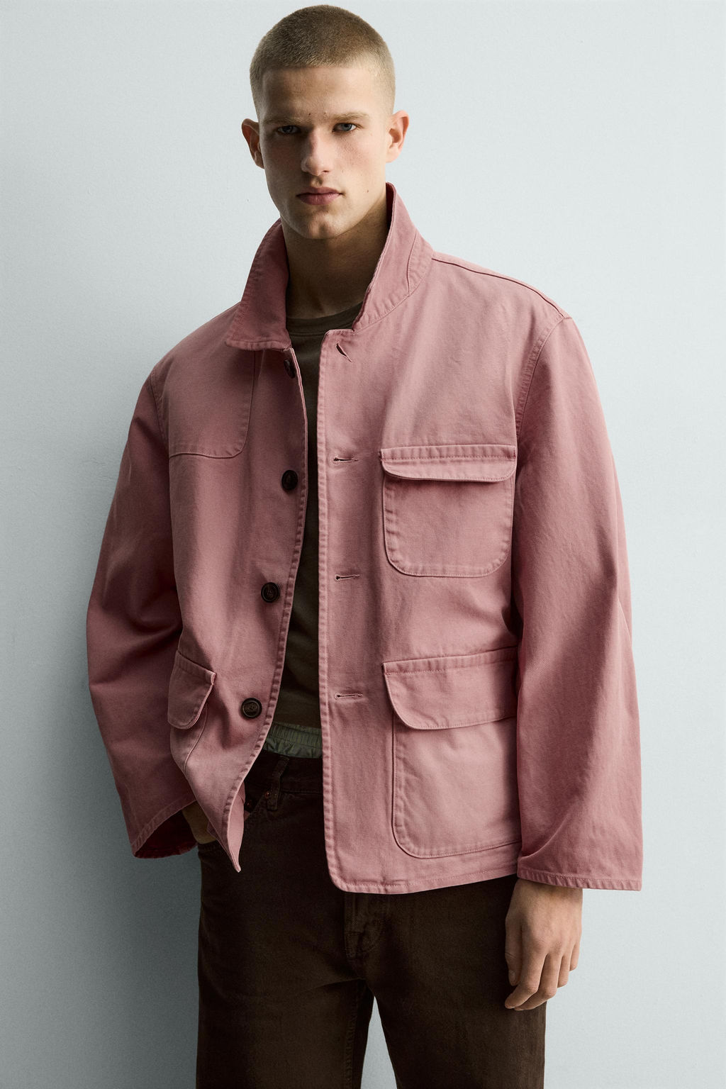 LIMITED EDITION RELAXED FIT WASHED JACKET - Zara фото 5