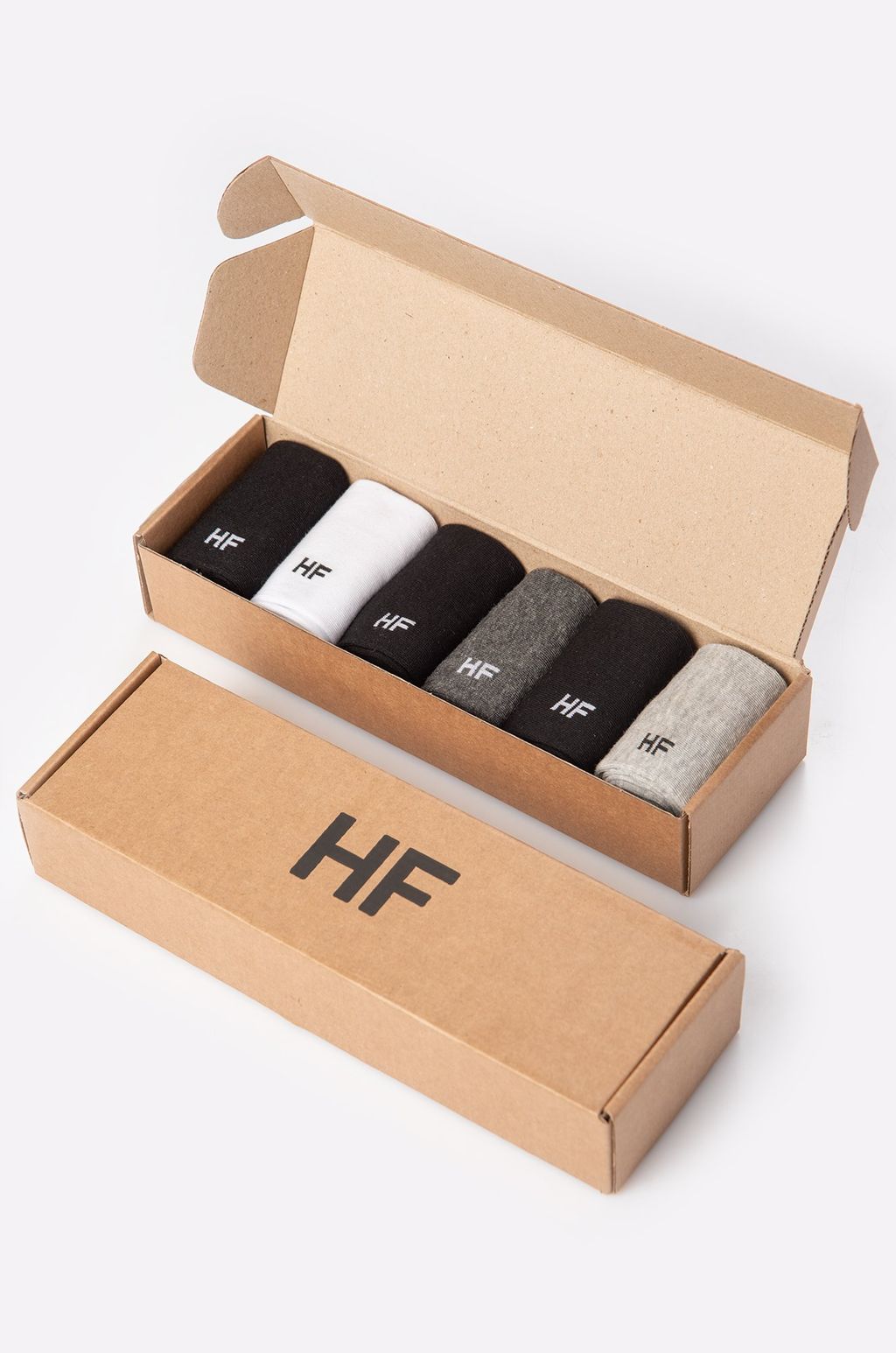 6 пар носков средней высоты в подарочной коробке Happyfox