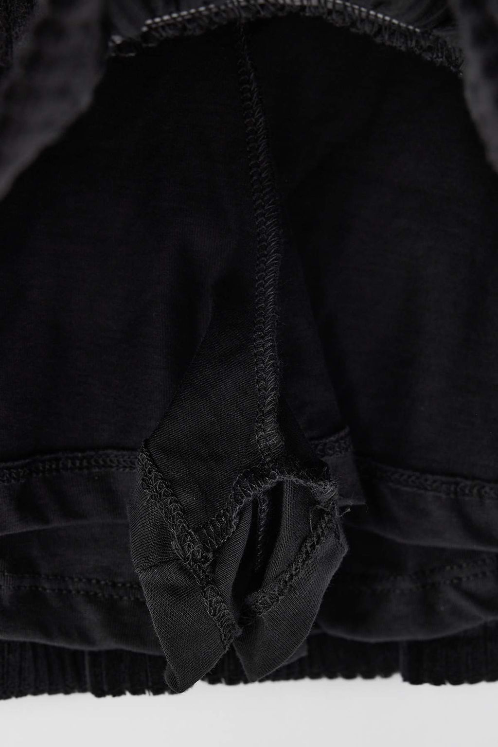 Siyah Fiyonk Detayl? Kadife K?sa / Mini Y?lbas? K?z Cocuk Dokuma Etek TKDAW26ET00005 - Trendyolmilla фото 3