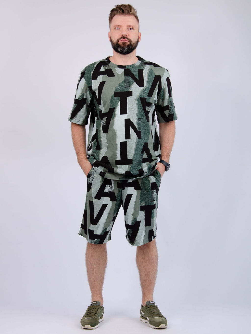 Костюм "Харди 16" грин, трикотаж