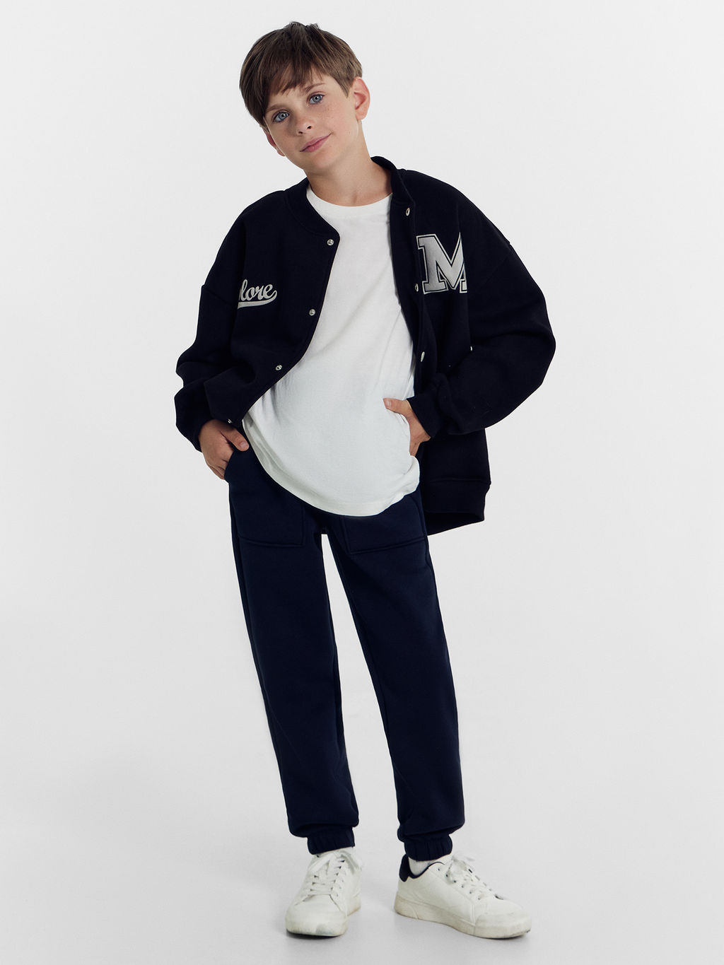 Брюки для мальчиков в синем цвете