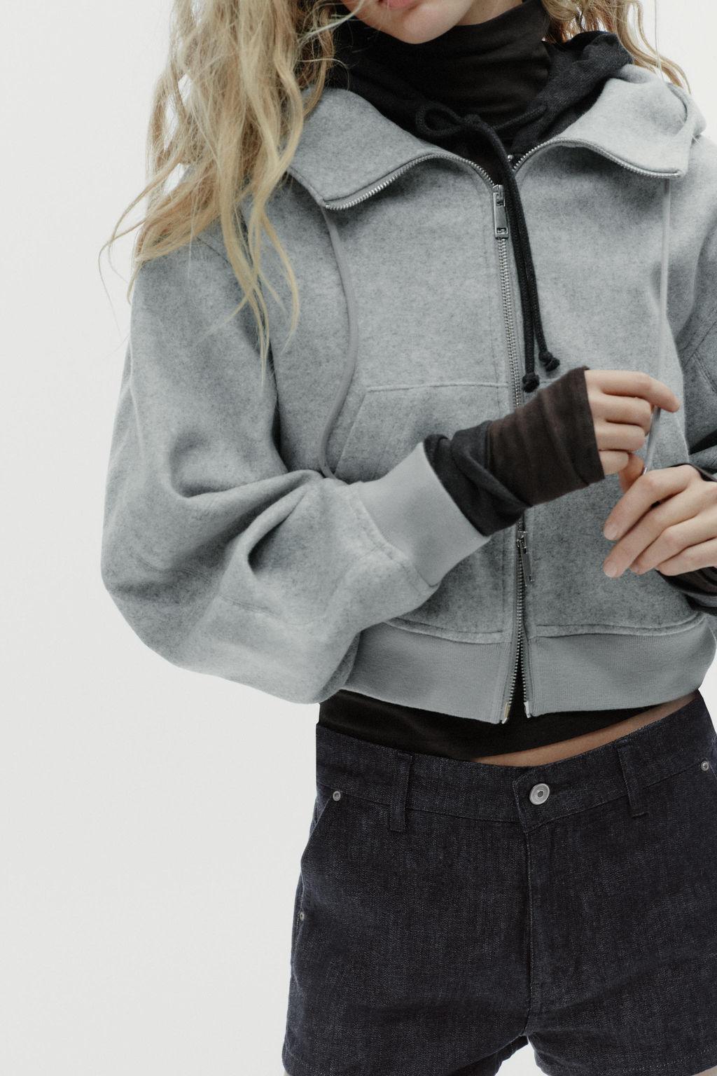 SOFT JACKET WITH PUFF SLEEVES - Zara фото 2