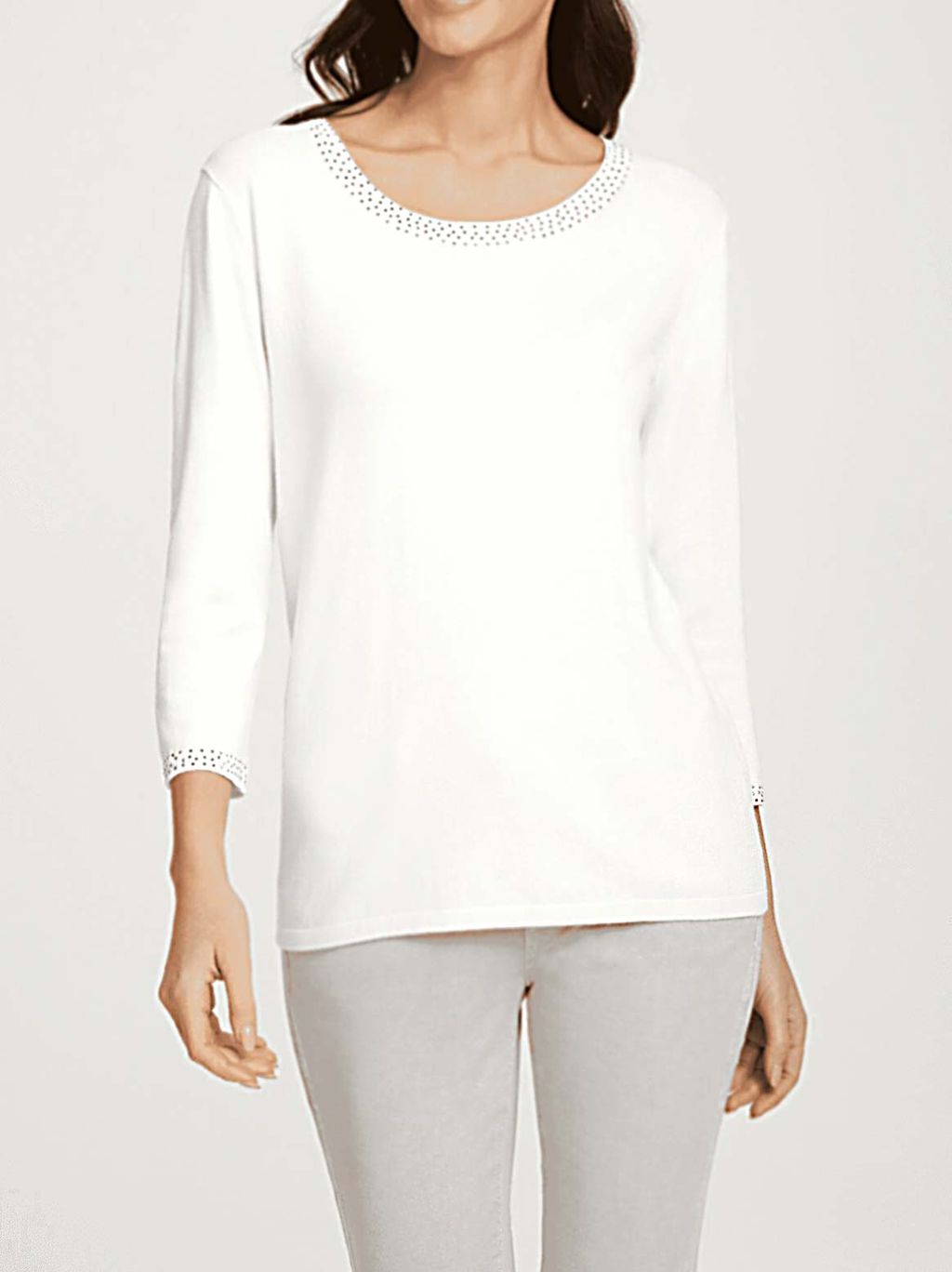 Пуловер, экрю - Linea tesini фото 5