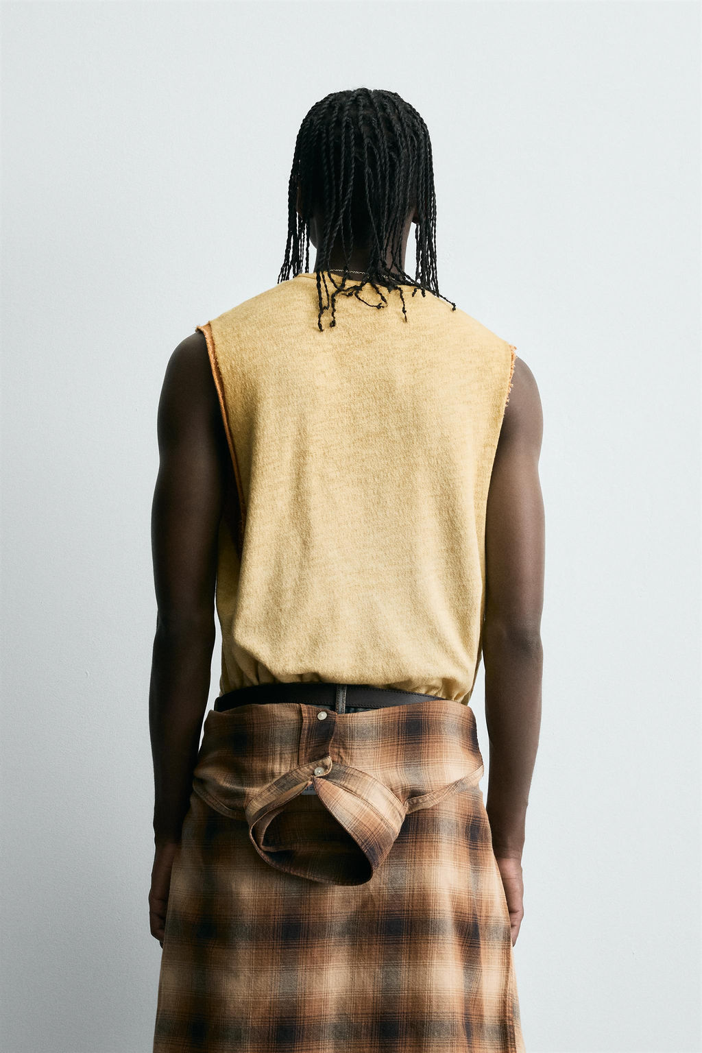 WASHED PRINTED KNIT TANK TOP - Zara фото 3