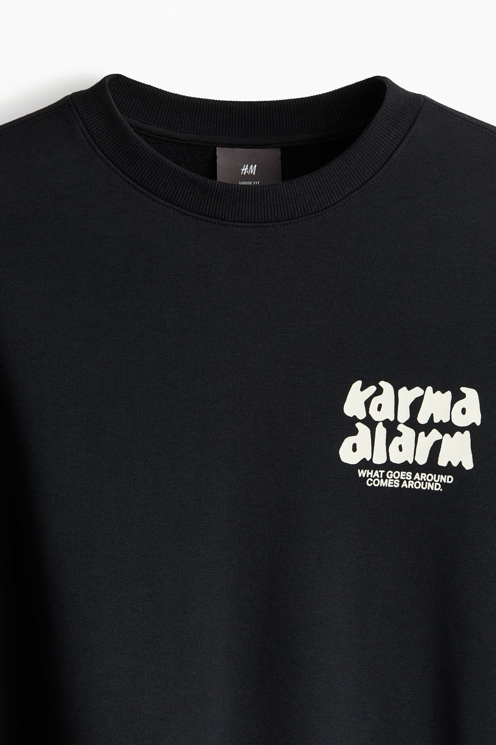 Sudadera con estampado Loose Fit - H&m фото 3