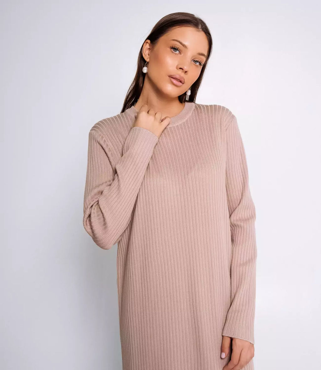 Платье #КТ8734 (1), капучино