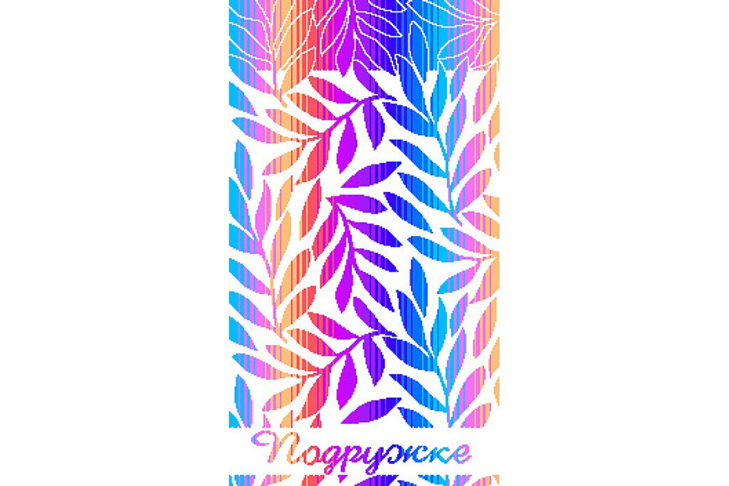 Полотенце махровое птк. жак. 7462, Подружке М