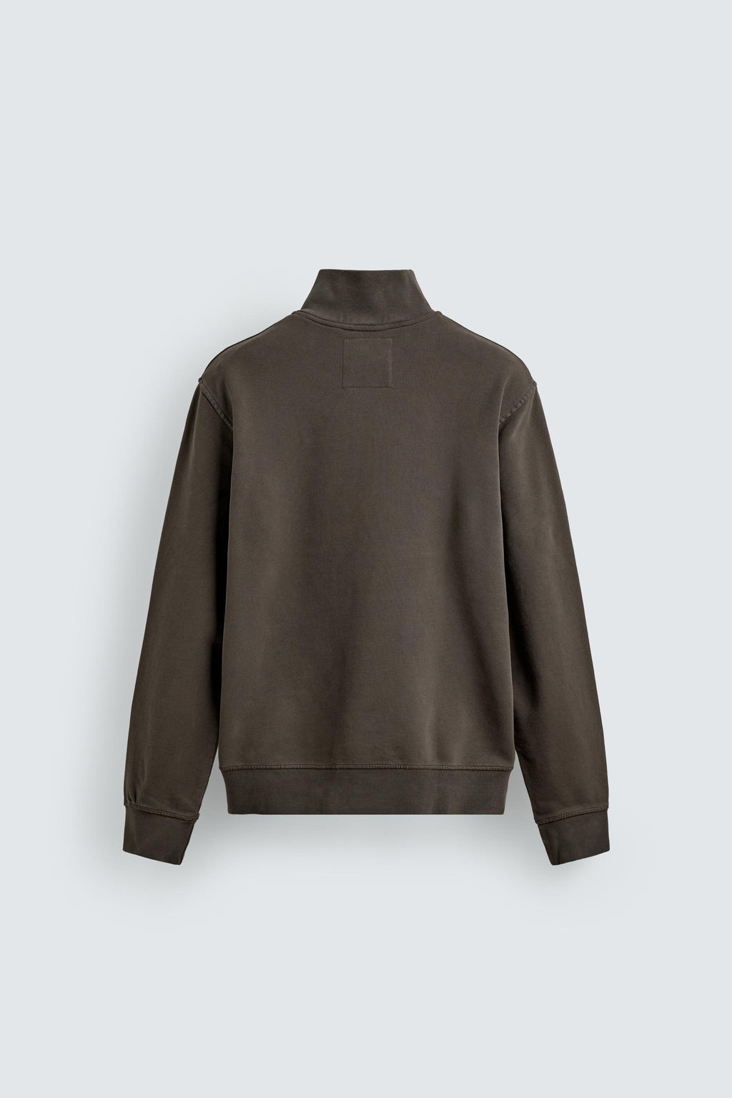 SUDADERA LAVADA CUELLO CREMALLERA / Gris antracita - Zara фото 7