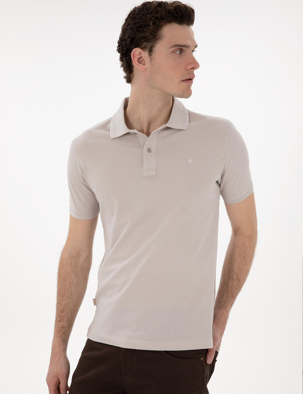 Ta_ Slim Fit K_vr_lmaz Polo Yaka Basic Ti__rt - Pierre cardin фото 3