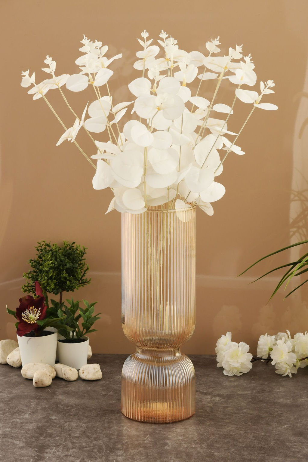 Trendyolmilla Home Bal 30 cm Cam Vazo TPHSS25VZ00000  фото 5