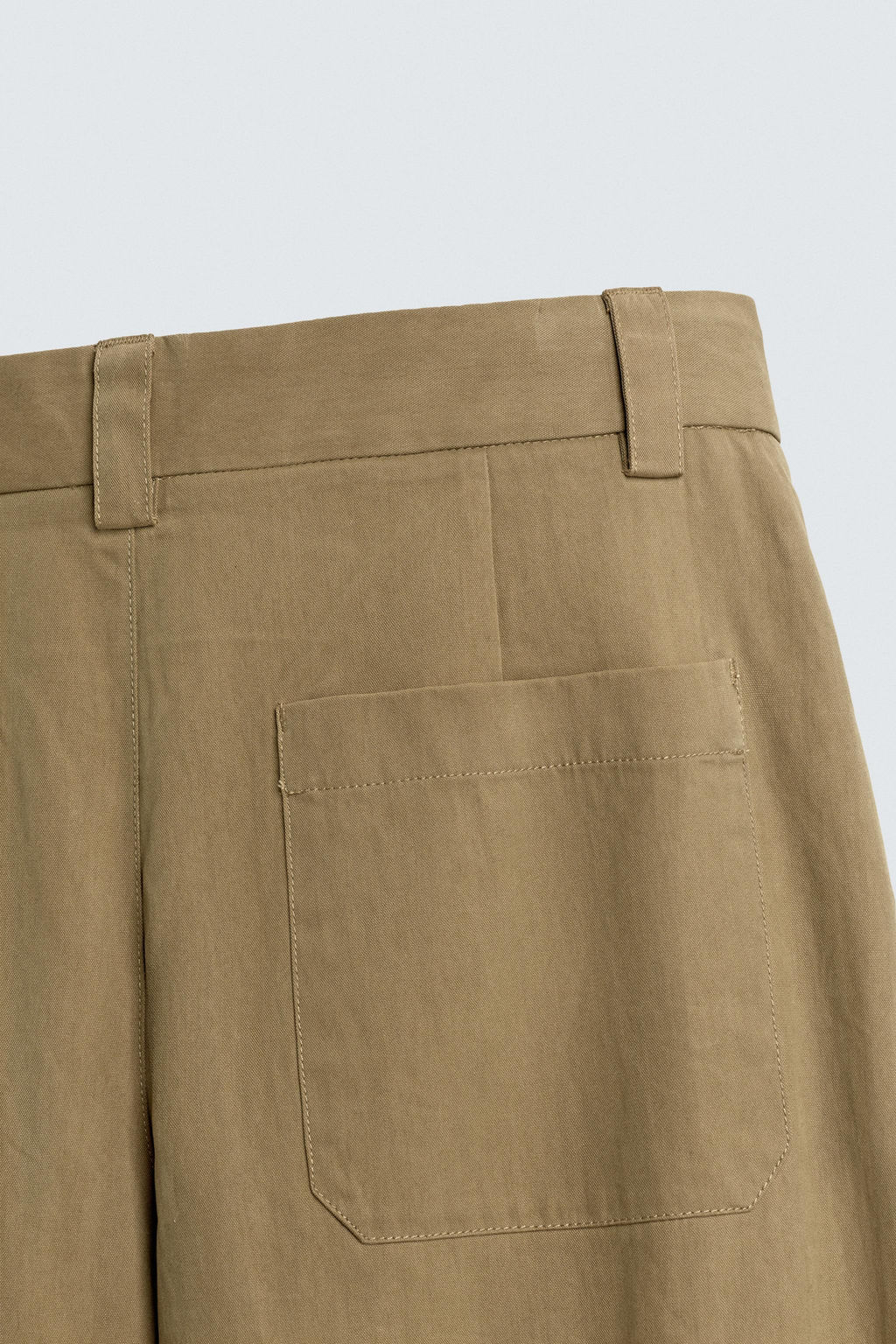 BARREL FIT PLEATED TROUSERS - Zara фото 9