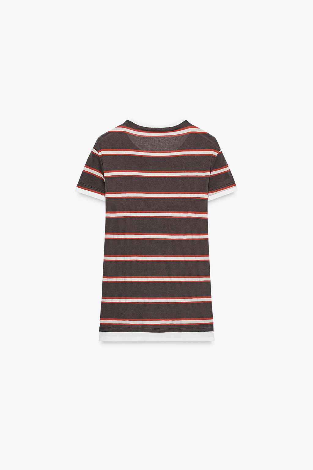 DOUBLE STRIPE T-SHIRT - Zara фото 6