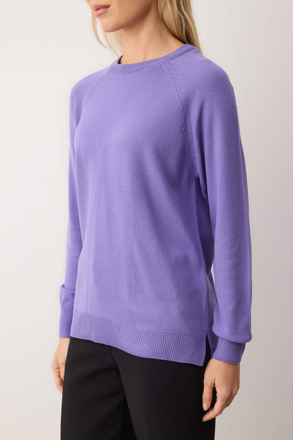 Mor Basic Reglan Kol Triko Kazak TWOAW26KZ00296 - Trendyolmilla фото 3