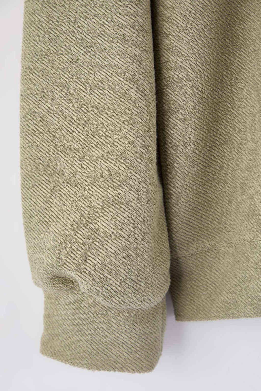 Yesil Yeni Oversize/Genis Kesim Polo Yaka Kal?n C?tc?tl? Sweatshirt TMNAW26SW00051 - Trendyolmilla фото 6