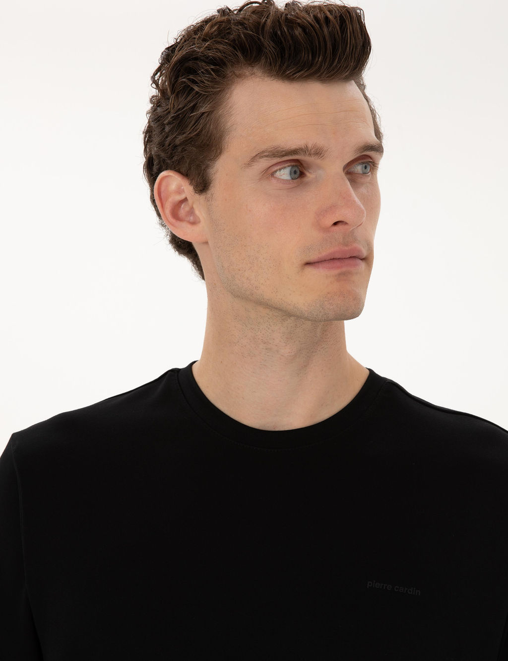 Siyah Regular Fit Sweatshirt - Pierre cardin фото 2