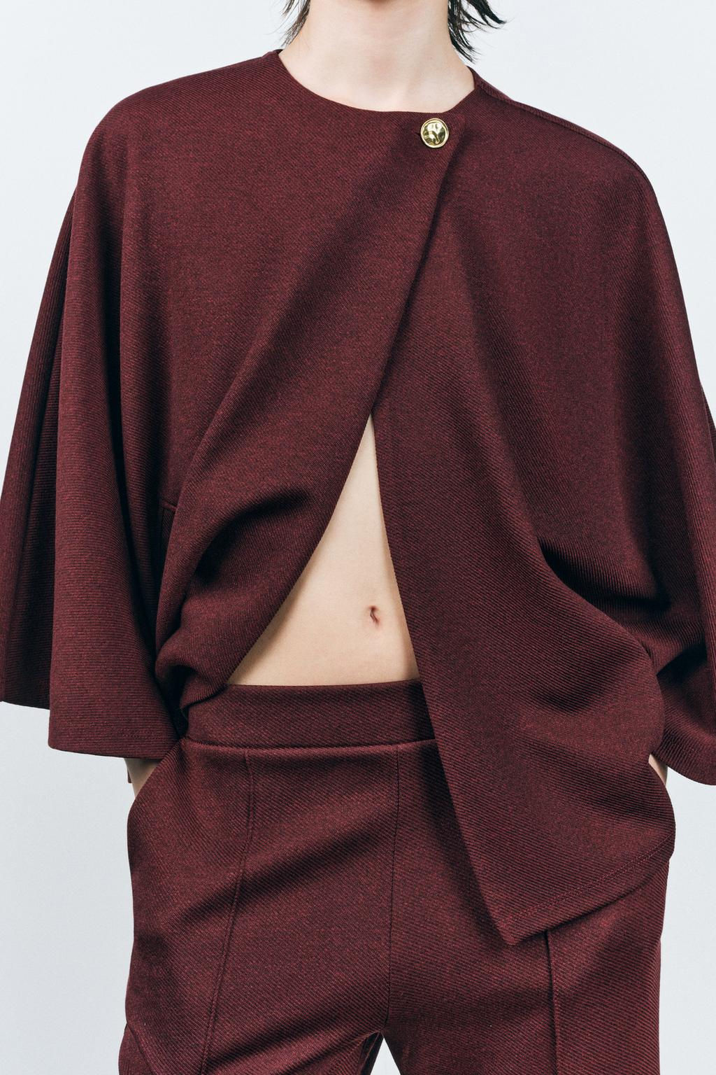 BUTTON CAPE - Zara фото 3