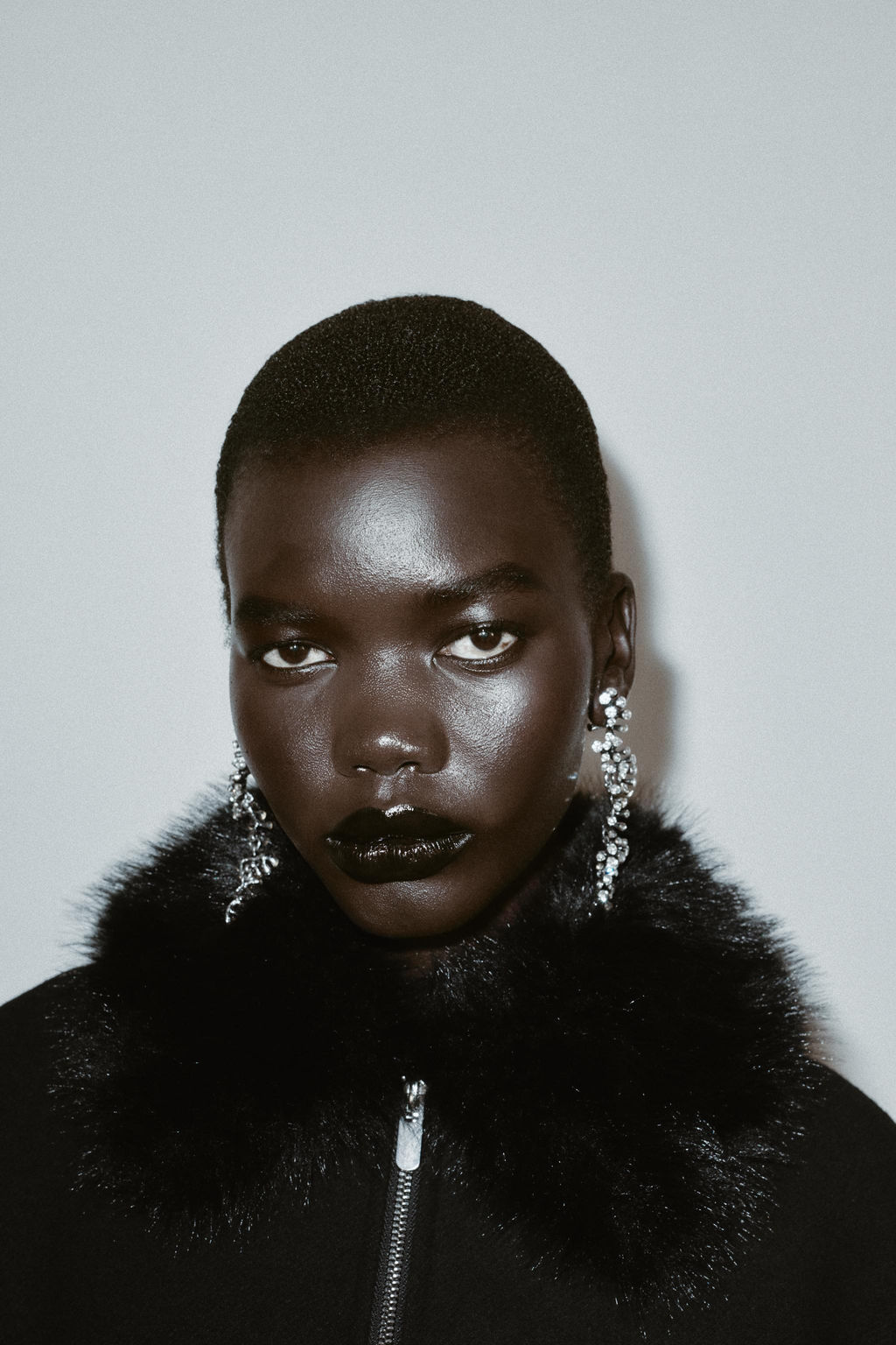 BOMBER JACKET WITH FAUX FUR COLLAR - Zara фото 3