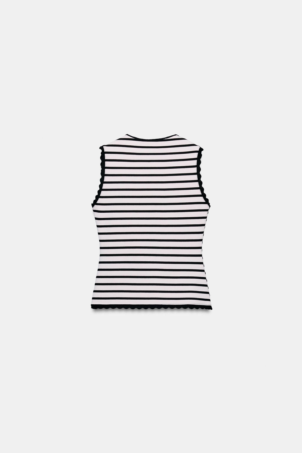 TOP CHALECO RAYAS BOTONES / Rayas