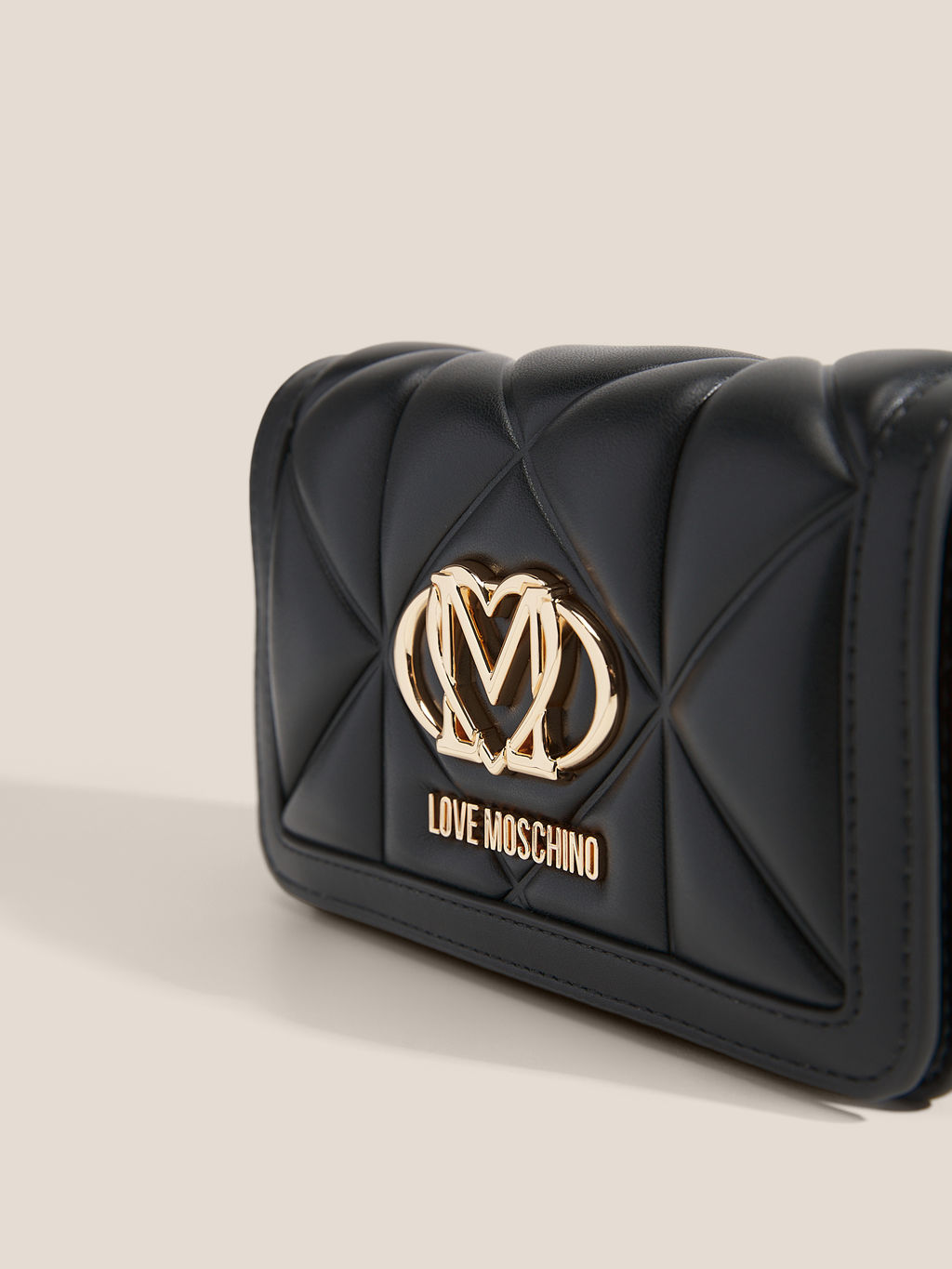 Клатч LOVE MOSCHINO SLG EMBOSSED Q Артикул 4561113, черный  фото 2