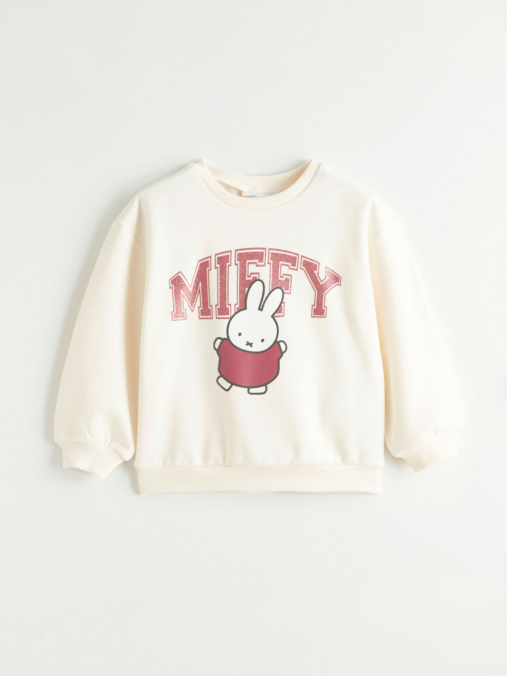 Miffy Bask?l? K?z ?ocuk Kal?n Sweatshirt