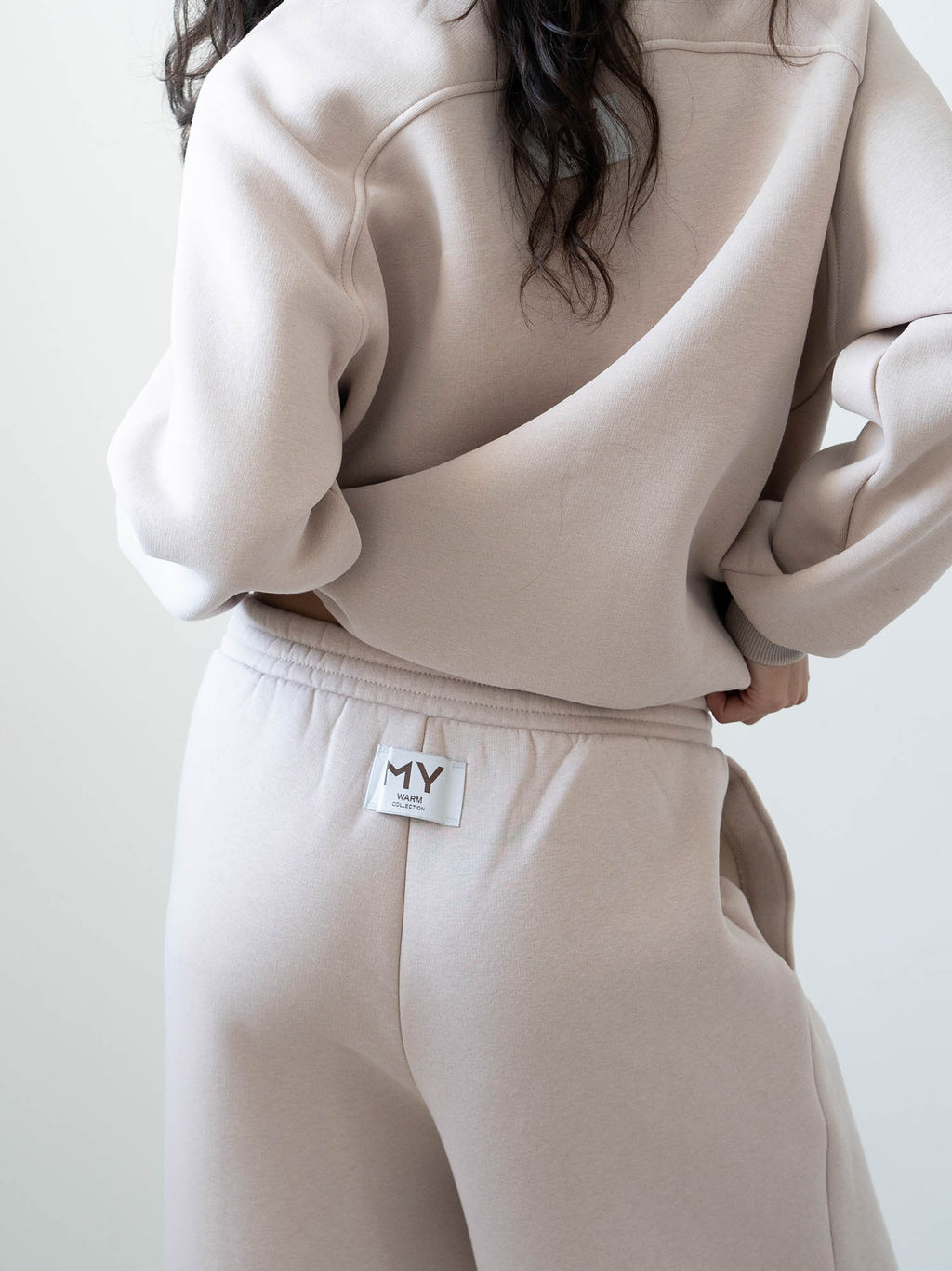 Брюки свободного кроя утепленные с защипами - My фото 6