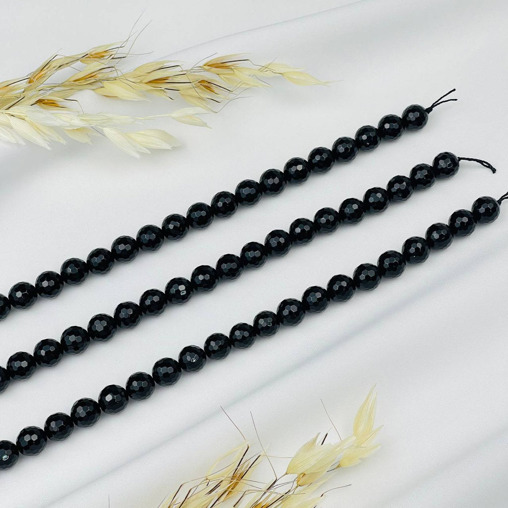Бусины для украшений из черного Агата