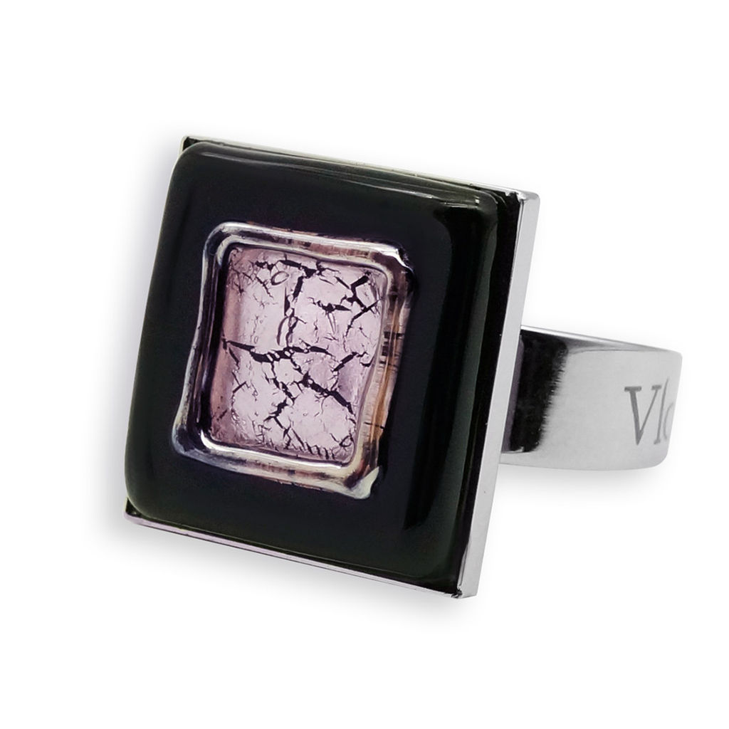 Кольцо из муранского стекла MATRIX KO4638