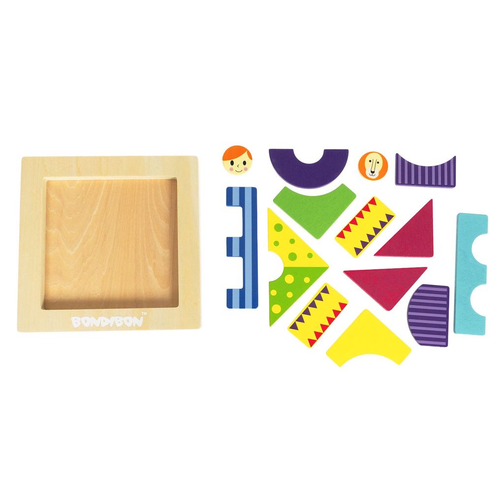 Логическая игра Bondibon Дуэт пазл- Циркачи Лев и Лёва  фото 14