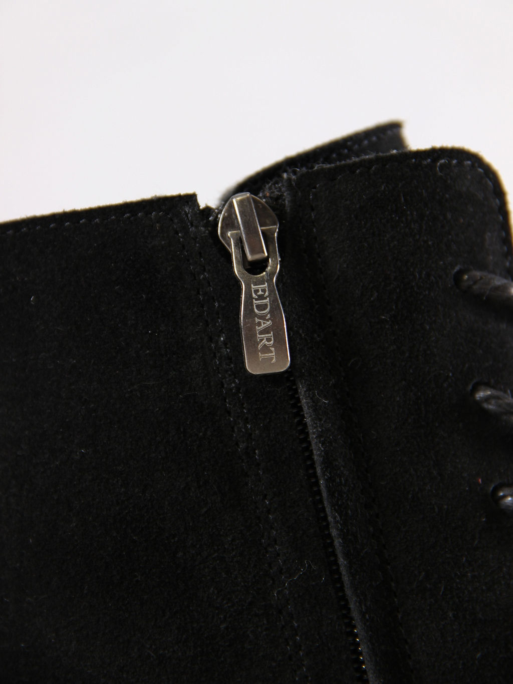 Босоногие ботинки 351.NATAbl.Черная замша/шерсть