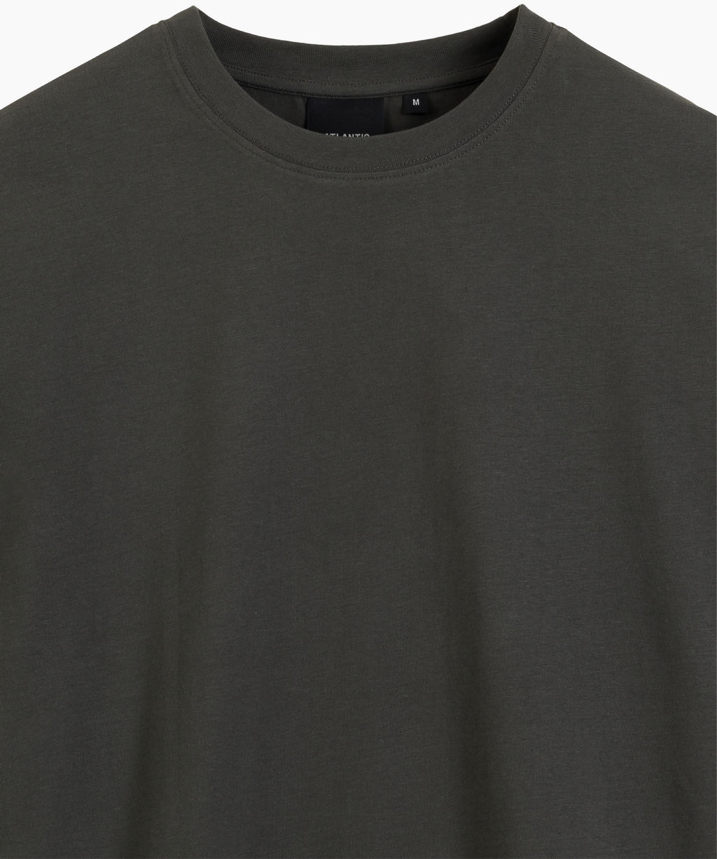 ATLANTIC NMT-033 Футболка пижамная мужская T-Shirt хаки  фото 4