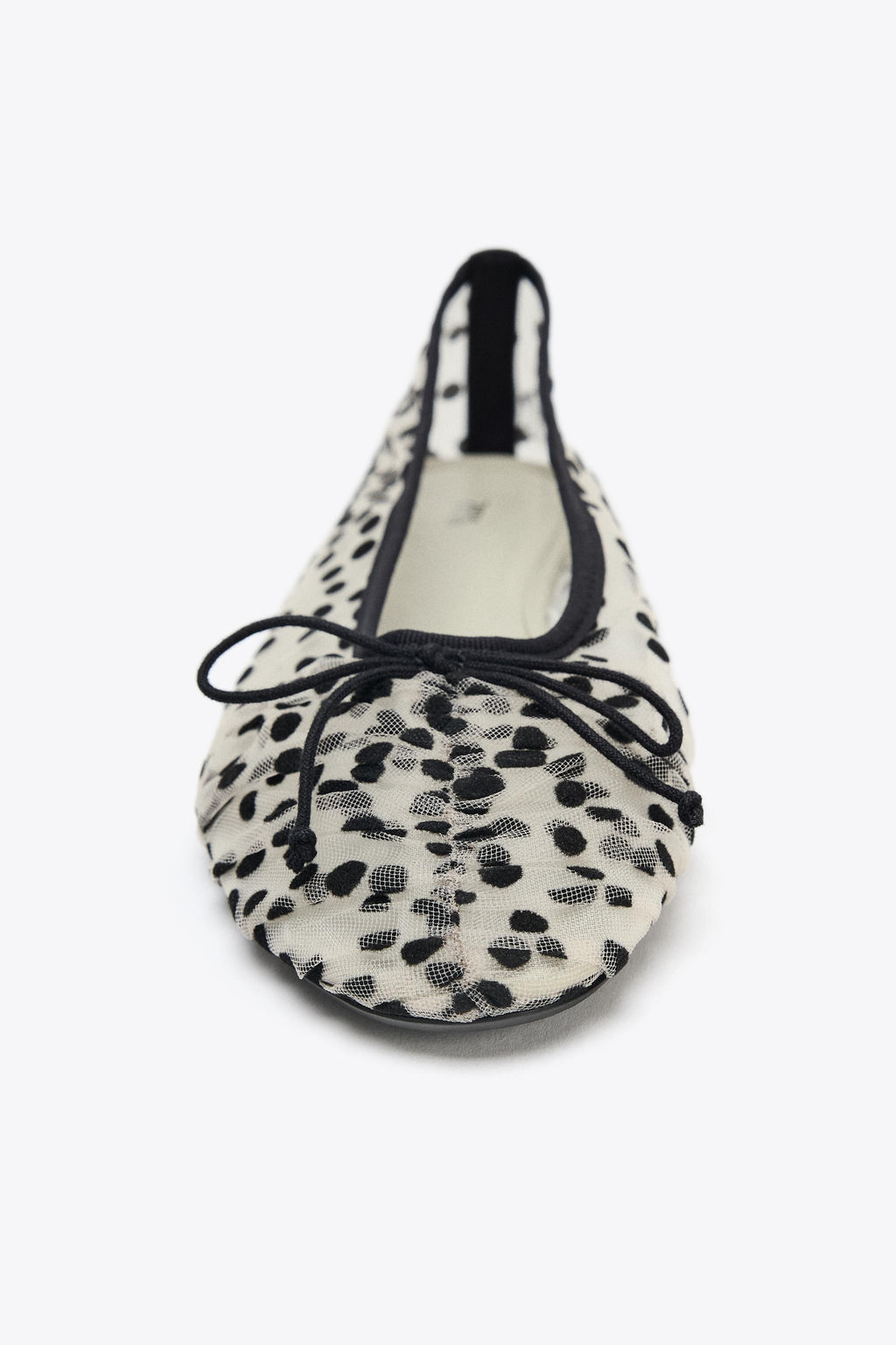 MESH BALLERINA WITH BOW - Zara фото 9
