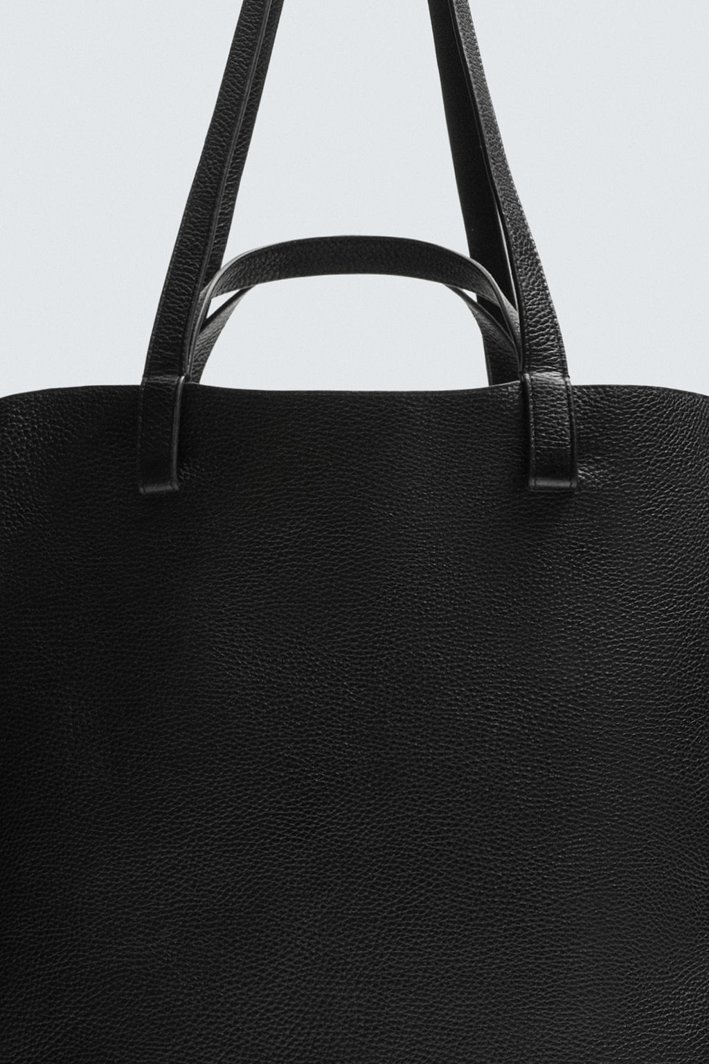 BOLSO SHOPPER PIEL LIMITED EDITION / Negro - Zara фото 2