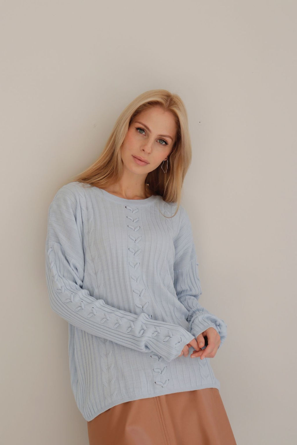 10409 Джемпер нежно-голубой - Martichelli фото 5
