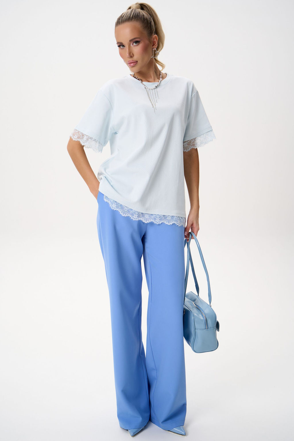 Футболка Бэль (голубой) - Эльза фото 7