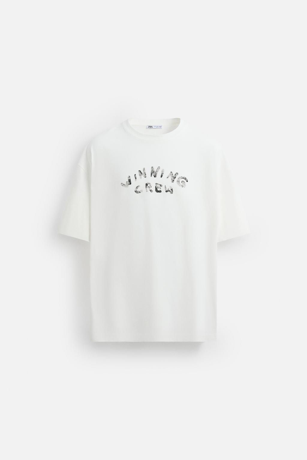 SLOGAN PRINT T-SHIRT - Zara фото 6