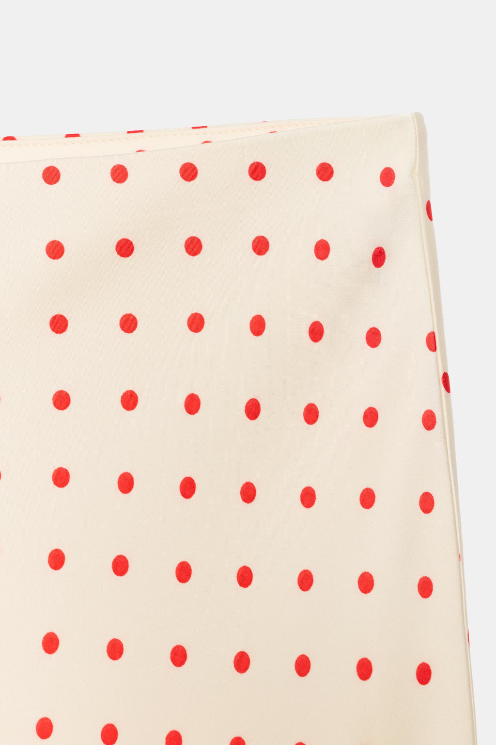 FALDA MIDI SATINADA / Crudo / Rojo - Zara фото 7