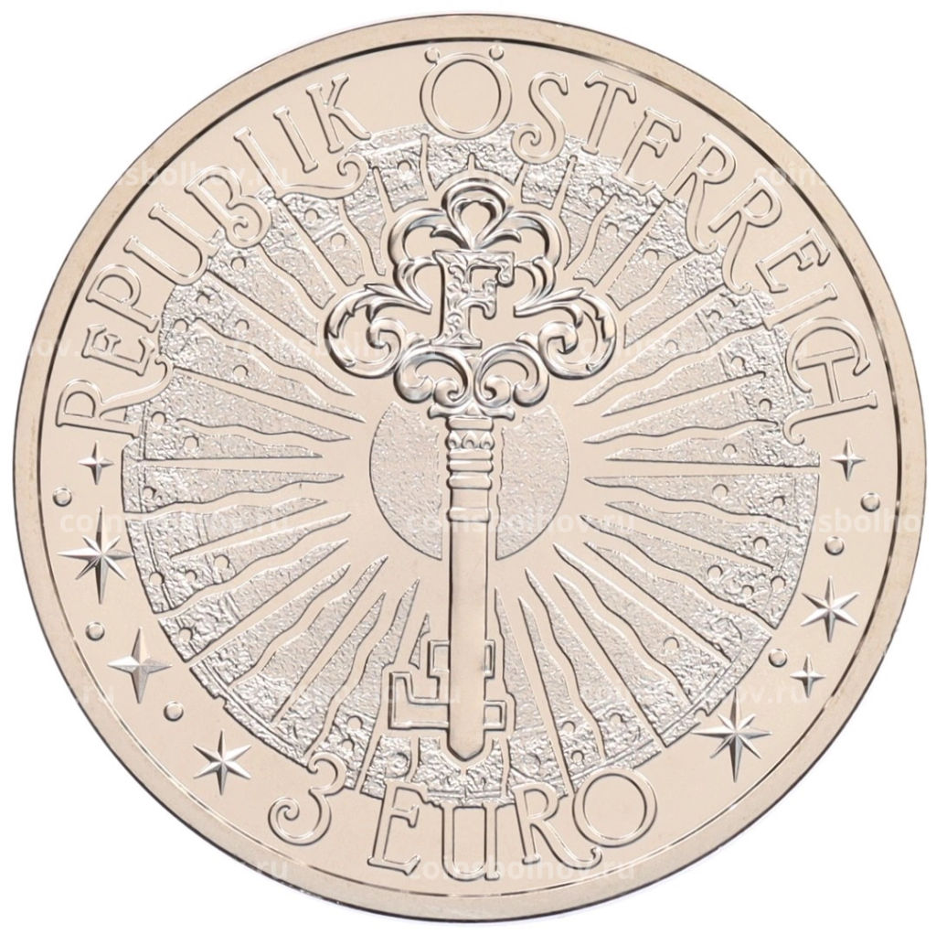 Монета 3 евро 2025 года Австрия Фантастические Мифические существа  Тролль