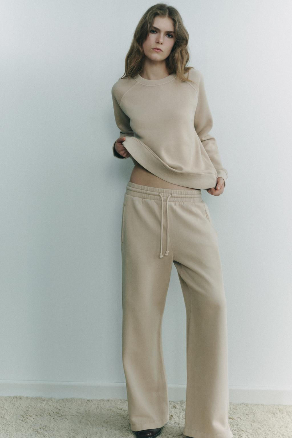 FADED WIDE-LEG TROUSERS - Zara фото 29