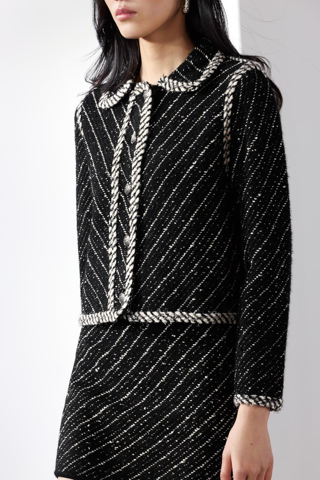 CONTRAST KNIT CARDIGAN - Zara фото 2