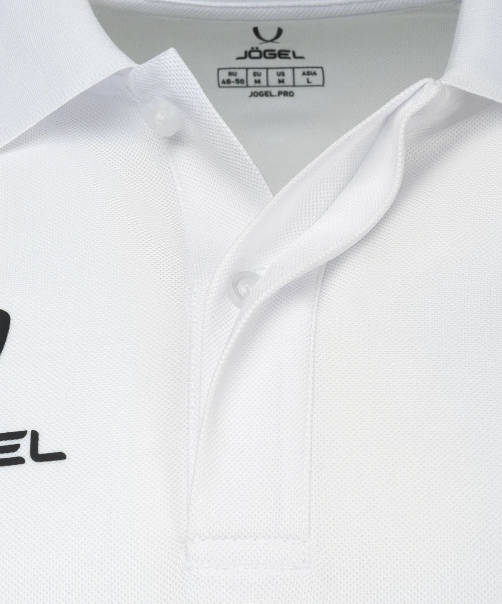 Поло JOGEL CAMP 2 Poly Polo, белый, детский  фото 5
