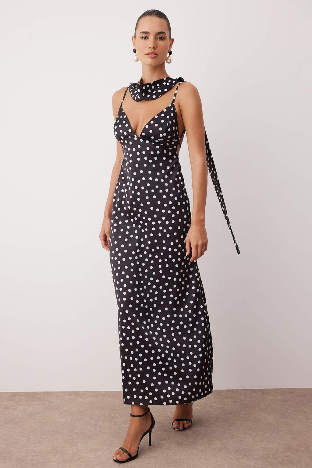 Kahverengi Sal Detayl? Saten Dokuma Maxi Abiye Gece Mezuniyet Elbisesi TPRSS25EL00312 - Trendyolmilla фото 22